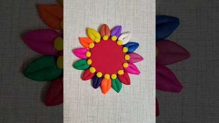 Colourful Clay Art#trending #diy #art #craft #shorts #youtubeshorts