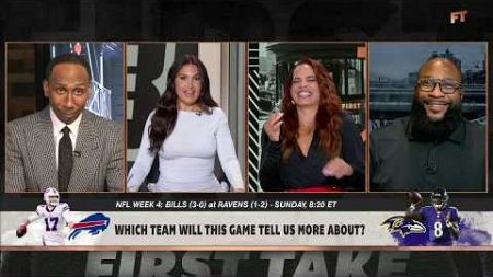 First Take goes OFF THE RAILS debating the significance of Ravens-Bills 🤣