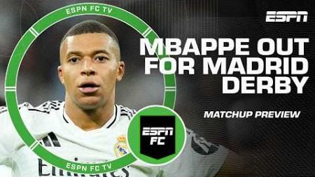 Can Real Madrid survive without Kylian Mbappe against Atletico Madrid? | ESPN FC