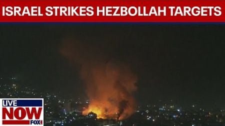 LIVE NOW: Israel strikes Hezbollah targets in Lebanon, watch live raw feed