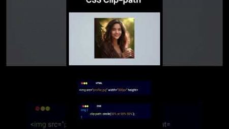 CSS clip-path || #css #html #css3 #coding #webdesign