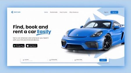 Animated Landing Page with GSAP &amp; HTML, CSS | Homepage Design in HTML CSS | synomous