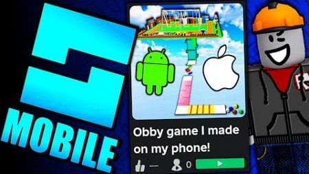 You Can Now BUILD &amp; PUBLISH Games ON MOBILE! (ROBLOX Studio Lite UPDATE)