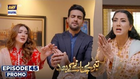 New! Teray Janay Kay Baad Episode 45 | Promo | ARY Digital Drama