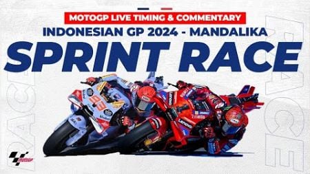 LIVE Data MotoGP Sprint Race Indonesian GP 2024 - Mandalika