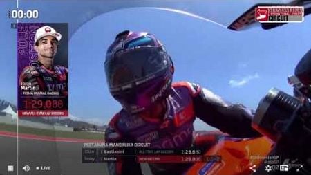 MotoGP Mandalika 2024 Q2 : Jorge Martin Pole Position, Marc Marquez crash 2x #IndonesianGP