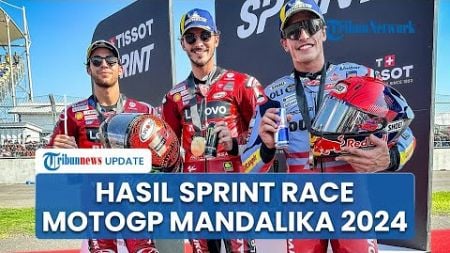 Hasil Sprint Race MotoGP Mandalika 2024: &#39;Polesitter&#39; Jorge Martin Blunder, Pecco Bagnaia Menang