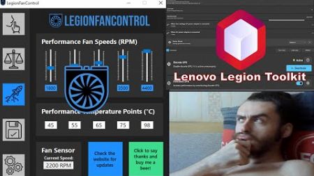 Обзор Lenovo Legion Toolkit и Legion Fan Control. Улучшаем производительность и снижаем температуры.