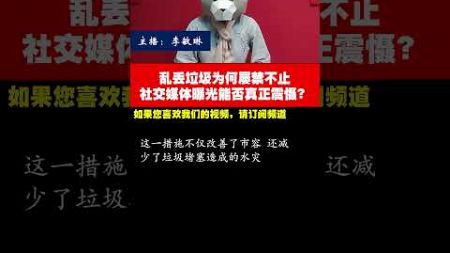 林文杰支持倪可敏提出的通过社会服务和社交媒体曝光乱丢垃圾者的法案，期待改善公共卫生环境。