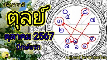 ราศีตุลย์ ปักษ์แรก ตุลาคม 2567 ดูดวง โหราศาสตร์ไทย