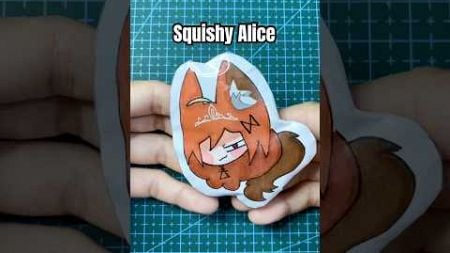 Squishy Alice Fundamental Paper Education | How To Make Squishy With Paper #alice #squishy #diy