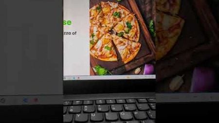 piza shop website responsive #shorts #coding #css #webdevelopment