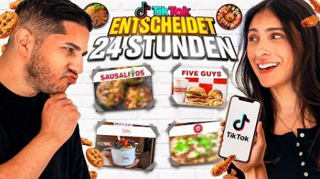 TIKTOK ENTSCHEIDET 24 STUNDEN LANG UNSER ESSEN 🍔 I Die Togs