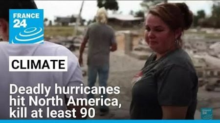 Deadly hurricanes John and Helene hit North America, kill at least 90 • FRANCE 24 English