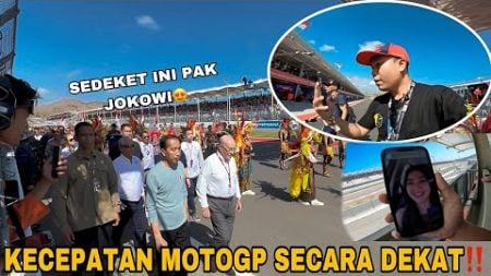 DITEMENIN CINTA NONTON MOTOGP❤️AKANG MV KETEMU JOKOWI DEPAN MATA‼️