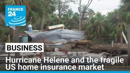 Hurricane Helene shines light on woes of US home insurance industry • FRANCE 24 English