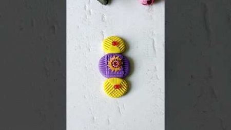 Easy clay craft idea 💜💛💜💛 #shorts #viralvideo #youtubeshorts #shortvideo #trending