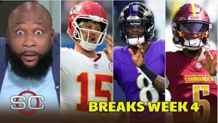 ESPN breaks Week 4: Ravens beat Bills, Steelers loss to Colts, Chiefs win 4-0, Jayden is best rookie