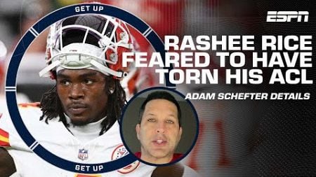 🚨 Rashee Rice is feared to have torn his ACL after collision with Patrick Mahomes 🚨 | Get Up