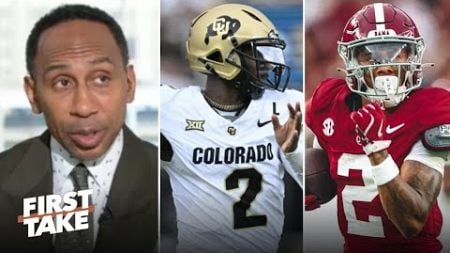 FIRST TAKE | Stephen A. on College Football Wk 5: Colorado routs UCF 48-21, Alabama are team to beat