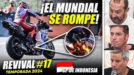 MÁRQUEZ Y BASTIANINI, KO EN INDONESIA. MARTÍN SIGUE LÍDER. | MOTOGP