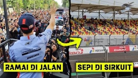 Ironi MotoGP Mandalika, Antusias Sambut Pembalap Tapi Sepi Di Sirkuit