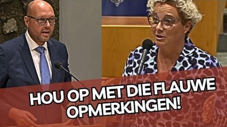 PVV&#39;er Claassen haalt zich de WOEDE van links op de hals! &#39;Flauwe opmerkingen!&#39;