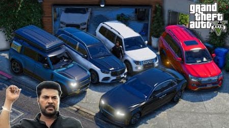 GTA 5 - Stealing Superstar Mammootty&#39;s Cars !!