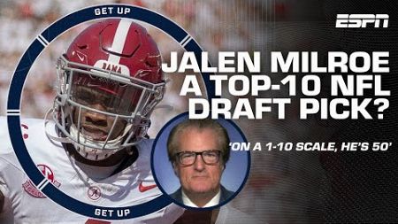 Jalen Milroe is VYING FOR QB1 over Shedeur Sanders in the NFL Draft! - Mel Kiper Jr. | Get Up