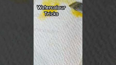 How to paint Wet on Dry Technique | watercolour Tricks #watercolorpainting #watercolourtechniques