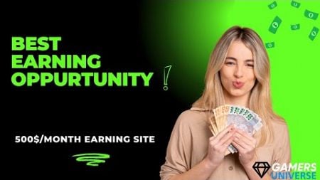 How to earn money online |Best Earning Site 2024| Make Per Month 500$ With Play Games #gamersunivers