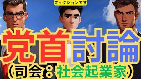 【解散】党首討論 （司会： 社会起業家）