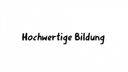 Hochwertige Bildung