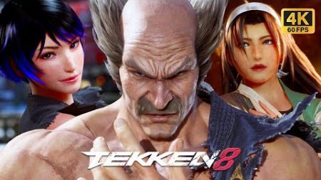 HEIHACHI MISHIMA 100% Complete All Special Dialogues &amp; Interactions + Story Mode Variations