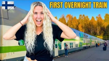 Our FIRST EVER Overnight Train (Helsinki to Oulu, Finland)