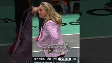 Becky Hammon WAS NOT happy 👀 #shorts