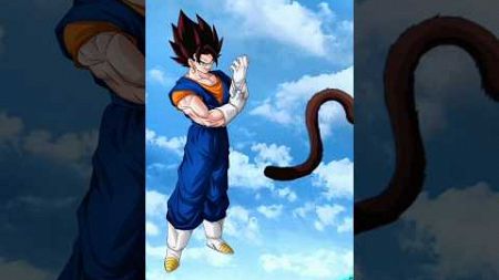 Dragon ball Characters Tail mode #dbs #dbz #anime #viral #shorts