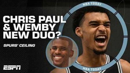 WEMBY SEASON 2 LOADING 📈 What&#39;s the ceiling for Chris Paul, Victor Wembanyama &amp; Spurs? | NBA Today