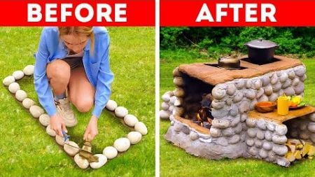 Backyard Transformation: DIY Clay Oven, Golf Field, Outdoor Cinema in 3 DAYS