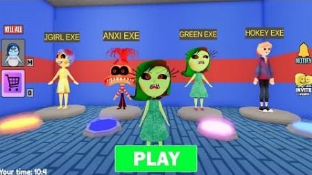 All Exe Inside Out Morphs Unlocked Vip Pass Catch Mode - EMOTIONS POLICE FAMILY PRISON RUN ESCAPE!