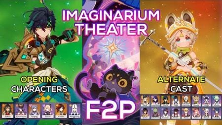 [NEW] Imaginarium Theater 5.0 Full Run Act 1 - Act 10 | Genshin Impact