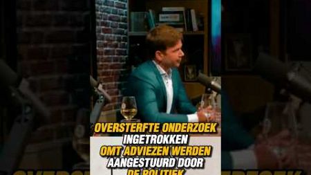 OVERSTERFTE ONDERZOEK INGETROKKEN OMT ADVIEZEN WERDEN AANGESTUURD DOOR DE POLITIEK #vanmeijeren #fvd