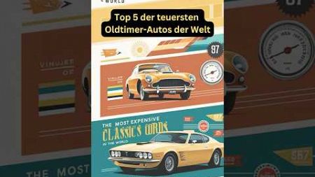 Top 5 der teuersten Oldtimer-Autos der Welt! #shorts #top #autos #cars #oldtimer #sales #luxury