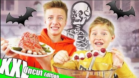 Gruseliges Halloween Essen im Test 👻 🎃 Finger, Augen, Geister 👹 🧛‍♂️ TipTapTube UNCUT