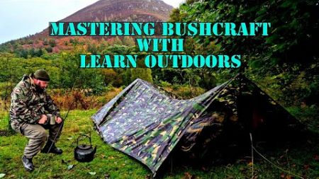 Skills Development in #bushcraft - A Wet Night Under The #basha