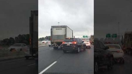 Shouldn’t do this on a wet road, safety first! #road #dashcam #carelessdrivers