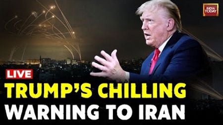 Israel Iran War LIVE News: Donald Trump’s Warning to Iran Amid Israel-Iran Conflict | Trump NC Rally