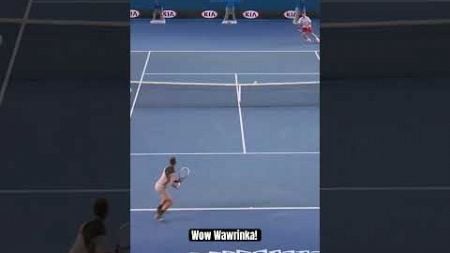 Wow Wawrinka! #tennis #ausopen #australianopen #djokovic #wawrinka