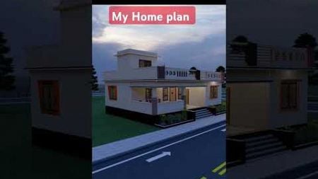 3Bhk House Design for village #Ghar #trends #makan