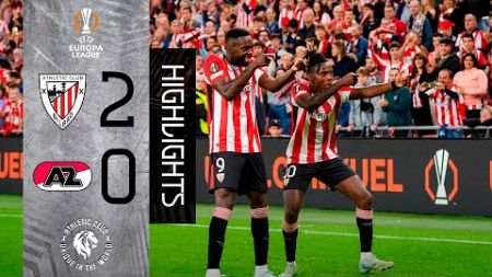 RESUMEN | Athletic Club 2-0 AZ Alkmaar | Europa League 2024-25 MD2